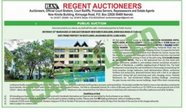 Buying Property at an Auction in Kenya