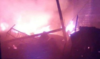 Fire Breaks Out in Gikomba Market Again