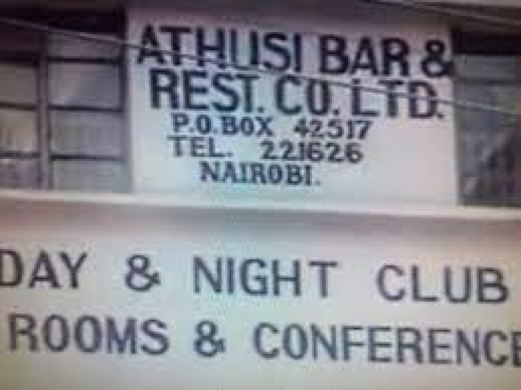 Athusi Bar and Restaurant: Center for Kamba Community Since 1952