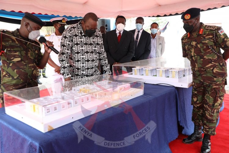 Kenya Launches Kenya Defense Forces Housing Project at Roysambu Military Camp